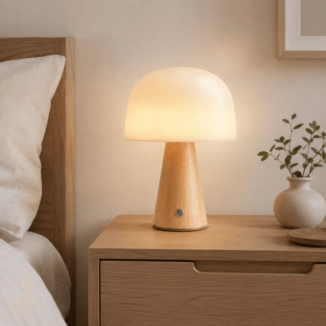 Pleated Shade Cordless Lamp product image