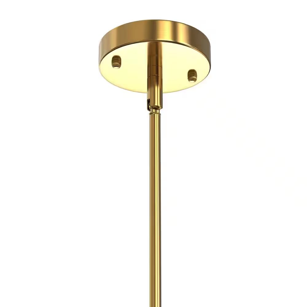 Gold Glass Pendant Light – 1 - Light Minimalist Ceiling Lamp - Lumière HomePendant Light