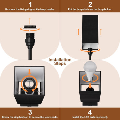 Touch Bedside Lamp with USB Charging Ports – 3 - Way Dimmable - Lumière HomeTable Lamp