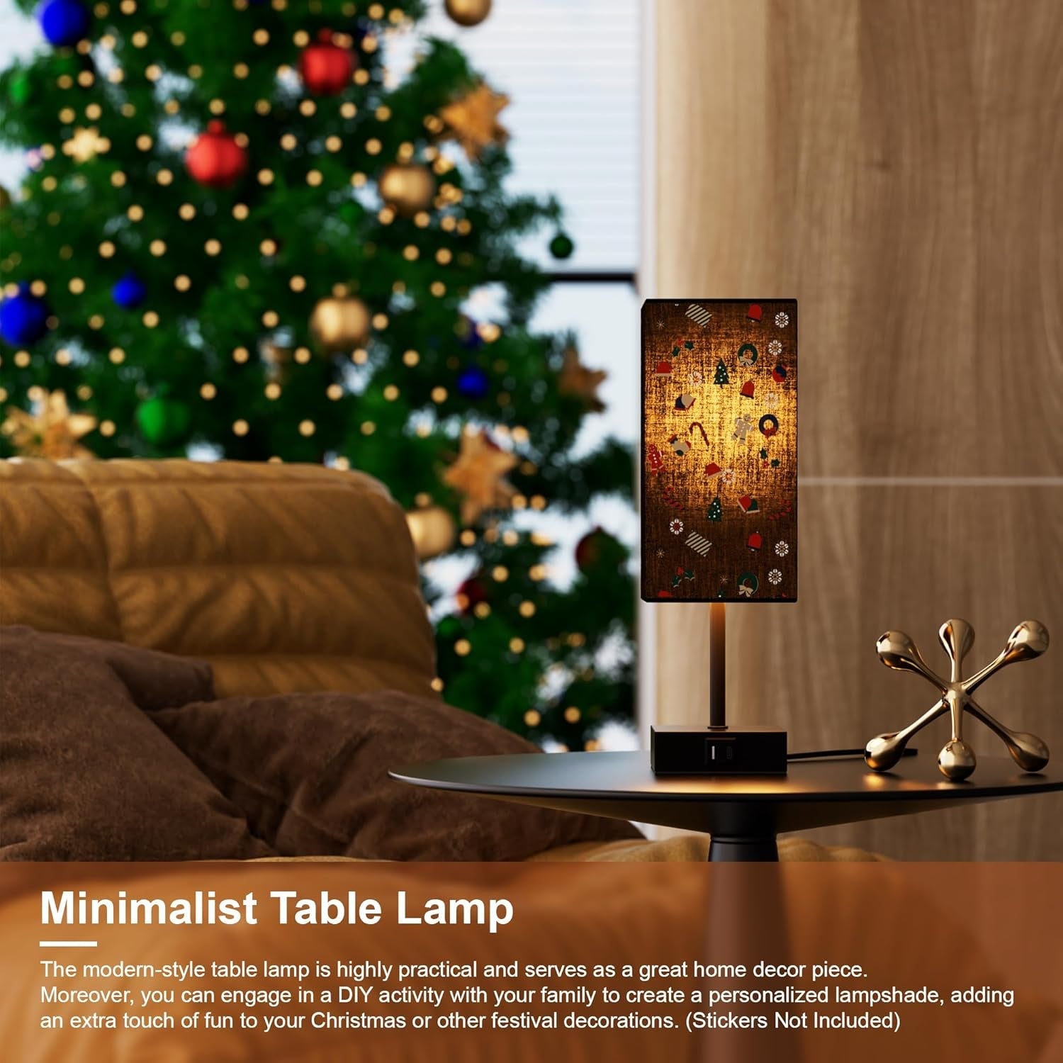 Touch Bedside Lamp with USB Charging Ports – 3 - Way Dimmable - Lumière HomeTable Lamp